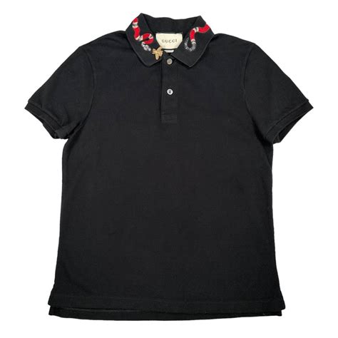 gucci man polo shirt|gucci polo snake collar.